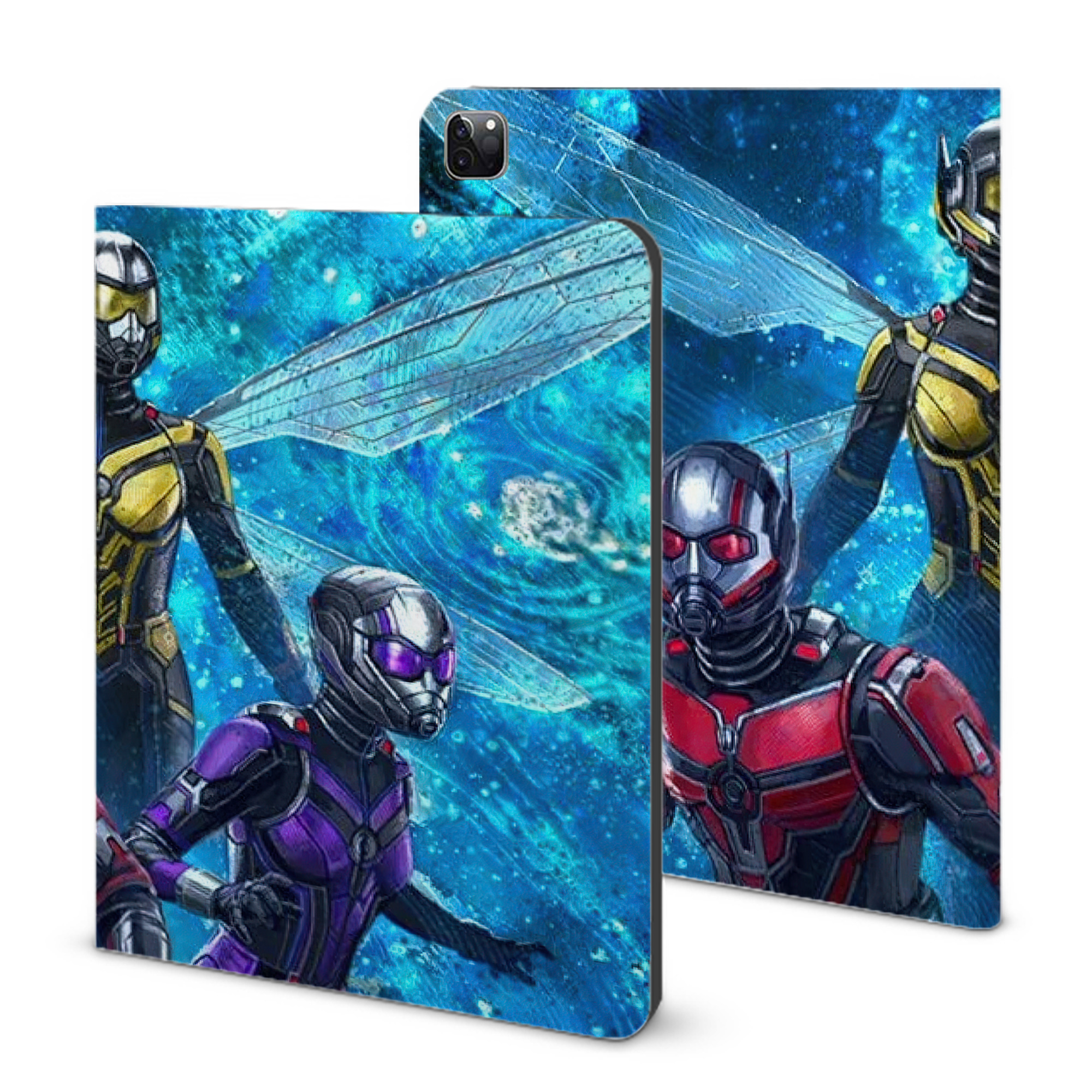 （画像用） アベンジャーズ The Avengers IPad ケース ブック型 PUレザー TPU 耐衝撃 軽量 薄型 ペン収納なし 全面保護 IPad 各モデル対応